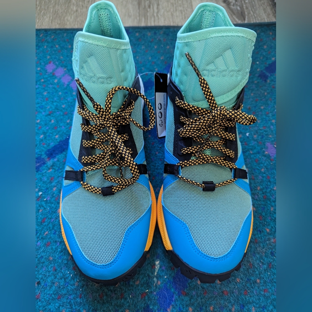 Adidas Supernova Riot Women's Size 8 US Blue Green Black Athletic Shoes NWT